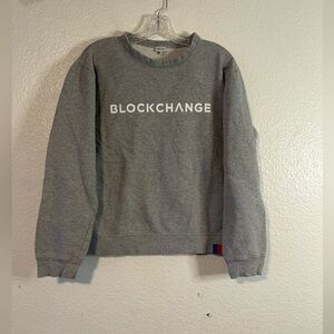 Men’s KULE M Gray Crewneck‎ Sweater with Ribbed Details Streetwear Urban